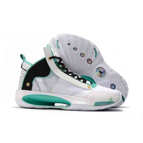 Air Jordan XXXIV Men Basketball Sneakers White Black Green